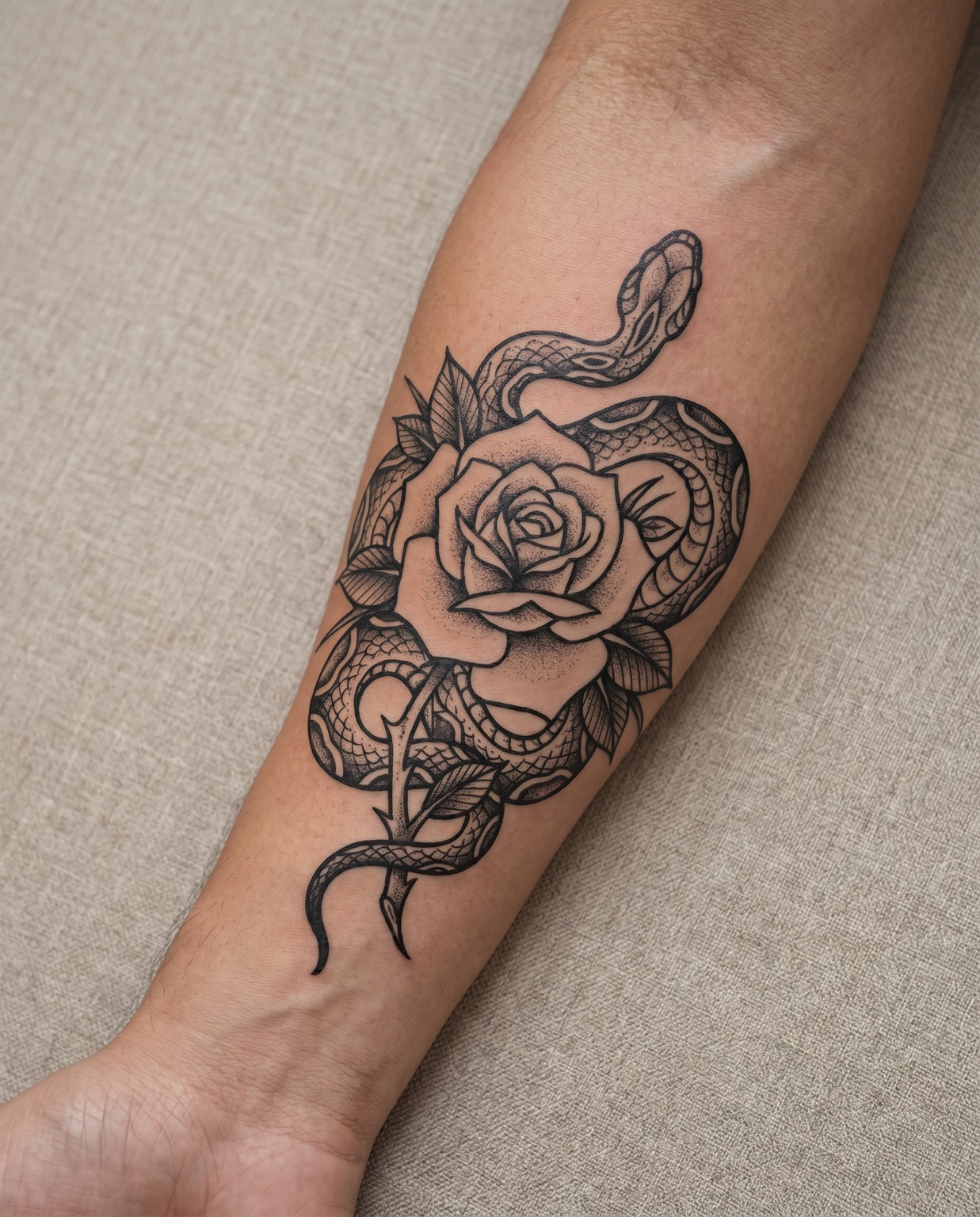 Tattoo Try-On Preview sample result