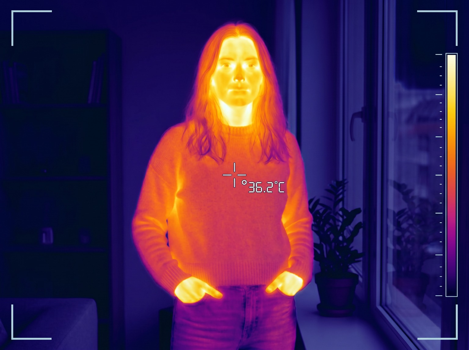 Thermal Vision Camera sample result